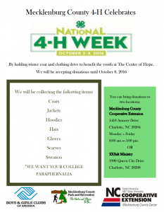 Cover photo for 4-H Clothing Drive: Donations Needed