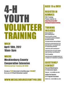 Cover photo for Teen Volunteer Leader Training