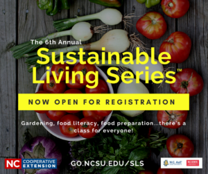 Cover photo for 2018 Sustainable Living Series!