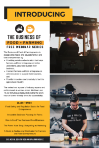Cover photo for Introducing the Business of Food and Farming Series
