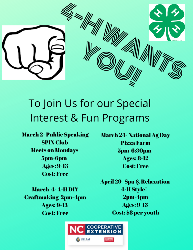 4-H Program flyer image