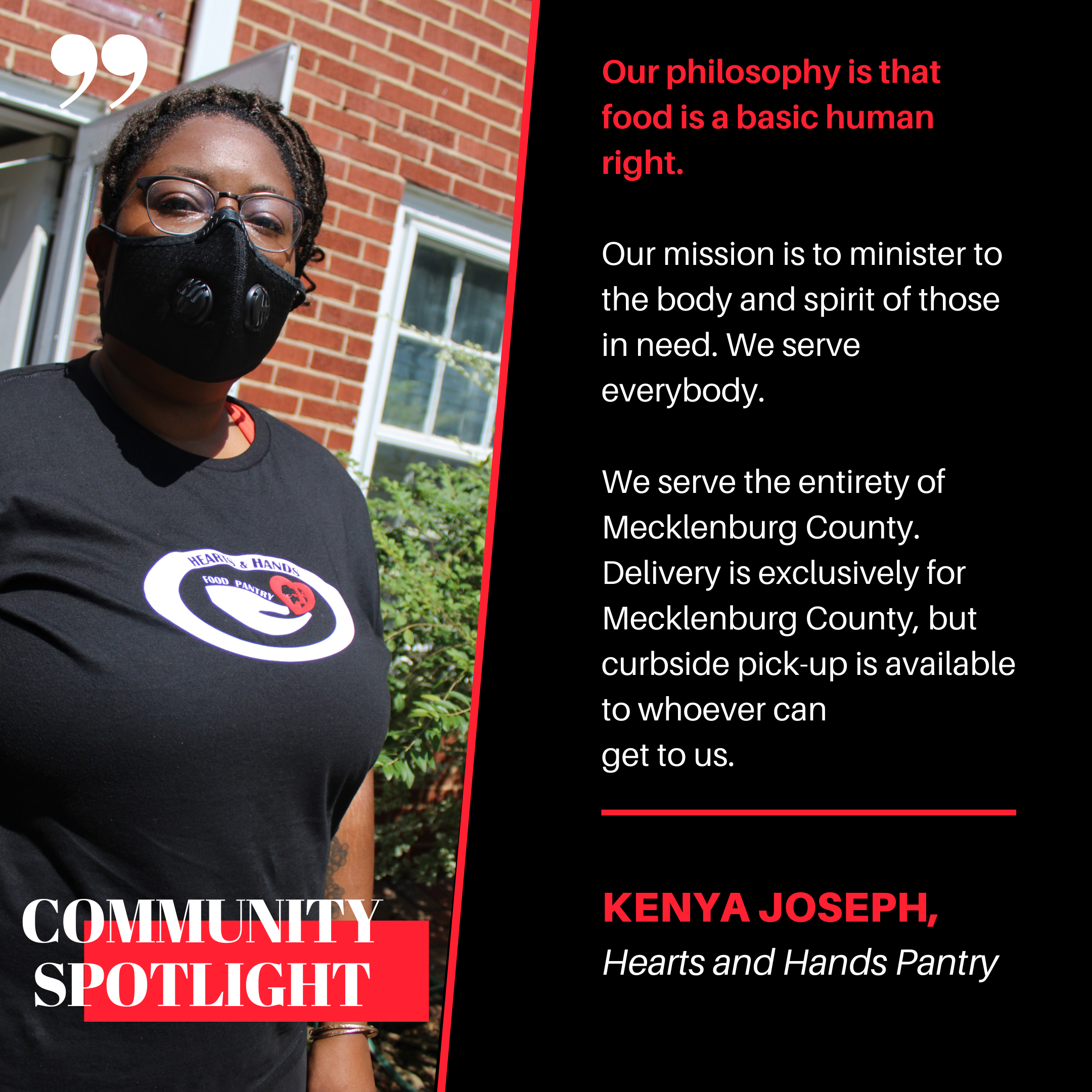 Photo and quote of Kenya Joseph