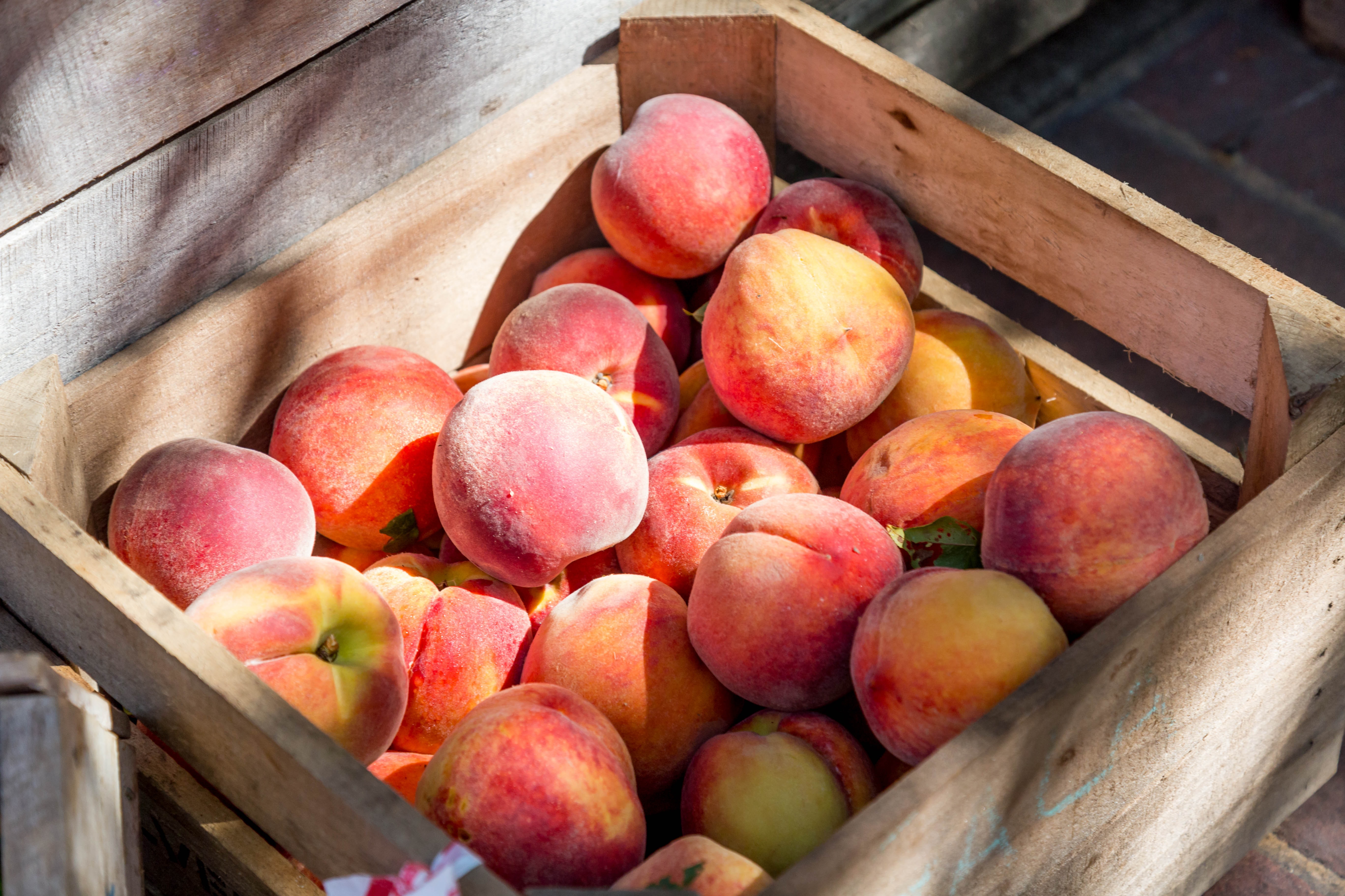 Crate of apples