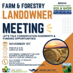 Cover photo for Farm and Forestry Landowner Meeting in Foothills