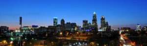 city view, charlotte skyline