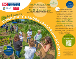 Guilford County Community garden leadership academy