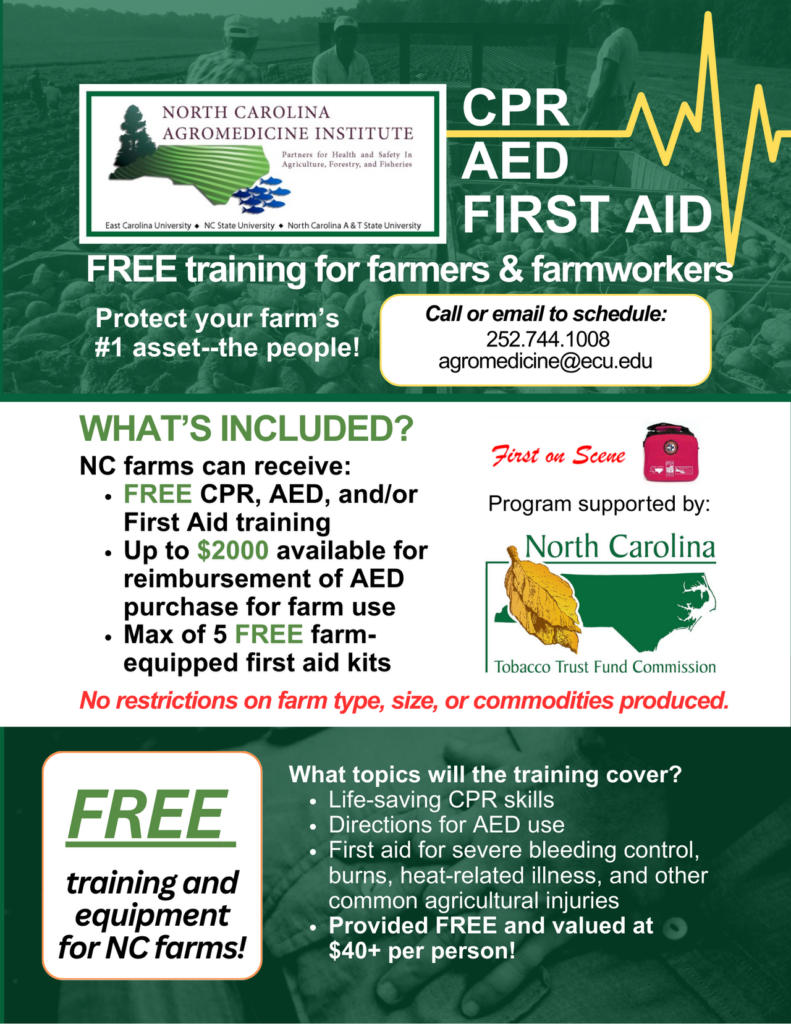 NC Farm CPR AED First Aid