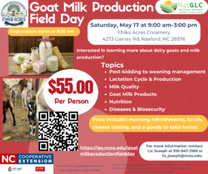 Goat Milk Production Field Day