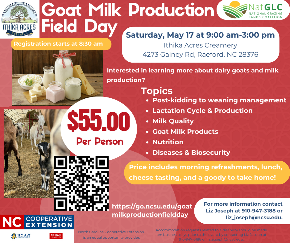 Goat Milk Production Field Day