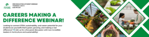 Flyer for free educator and student webinar
