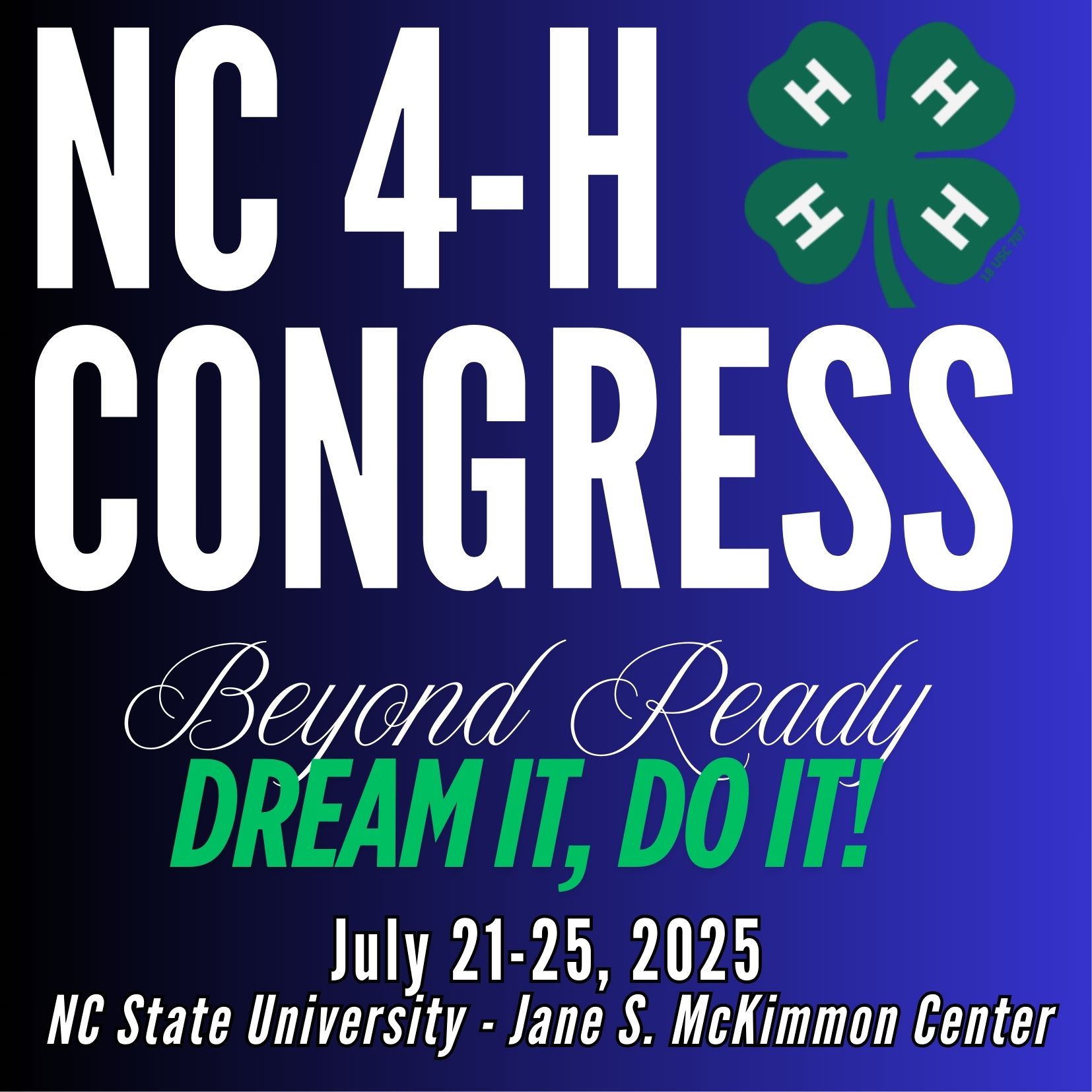 Beyond Ready, Dream It, Do It! July 21-25,2025